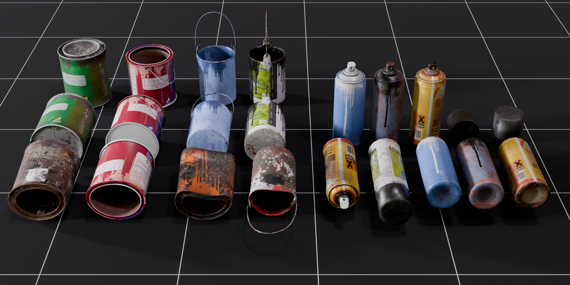 Paint cans preview